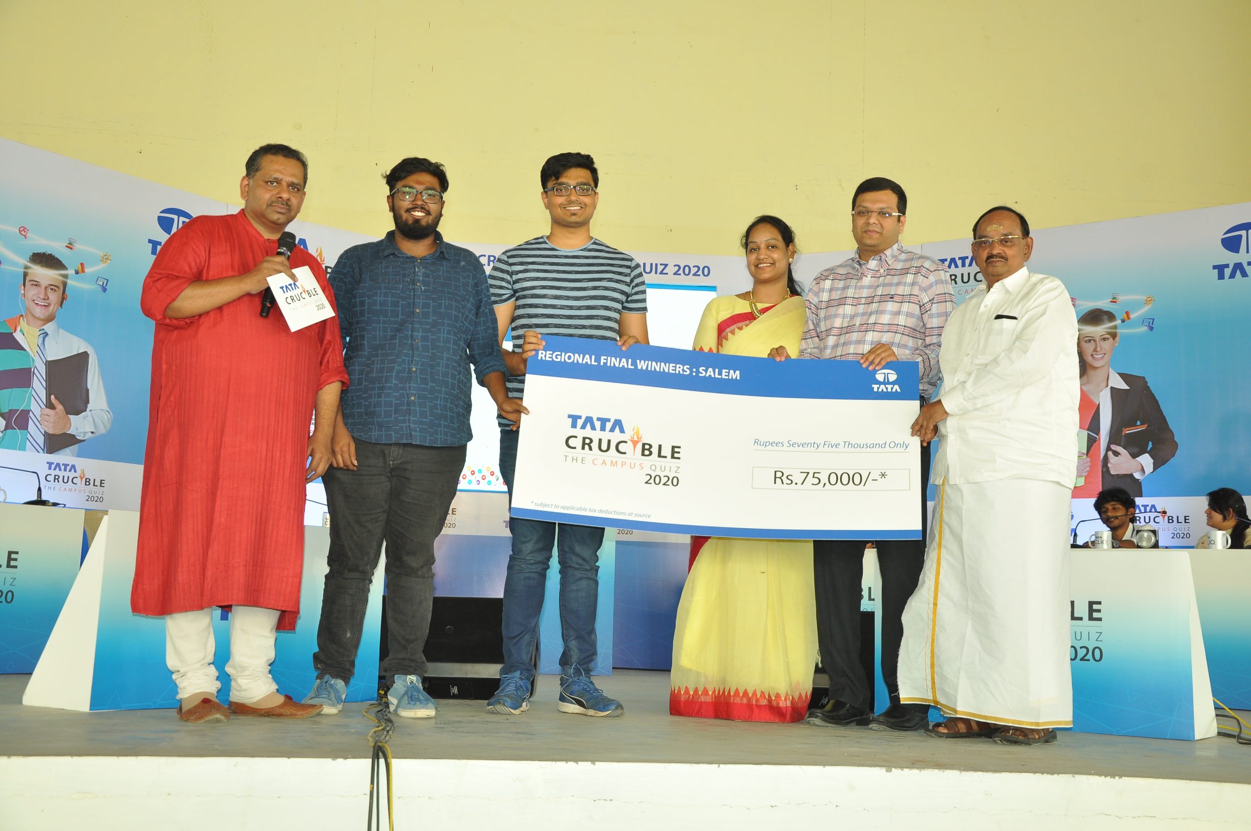 Tata Crucible Campus Quiz 2020 salemcam