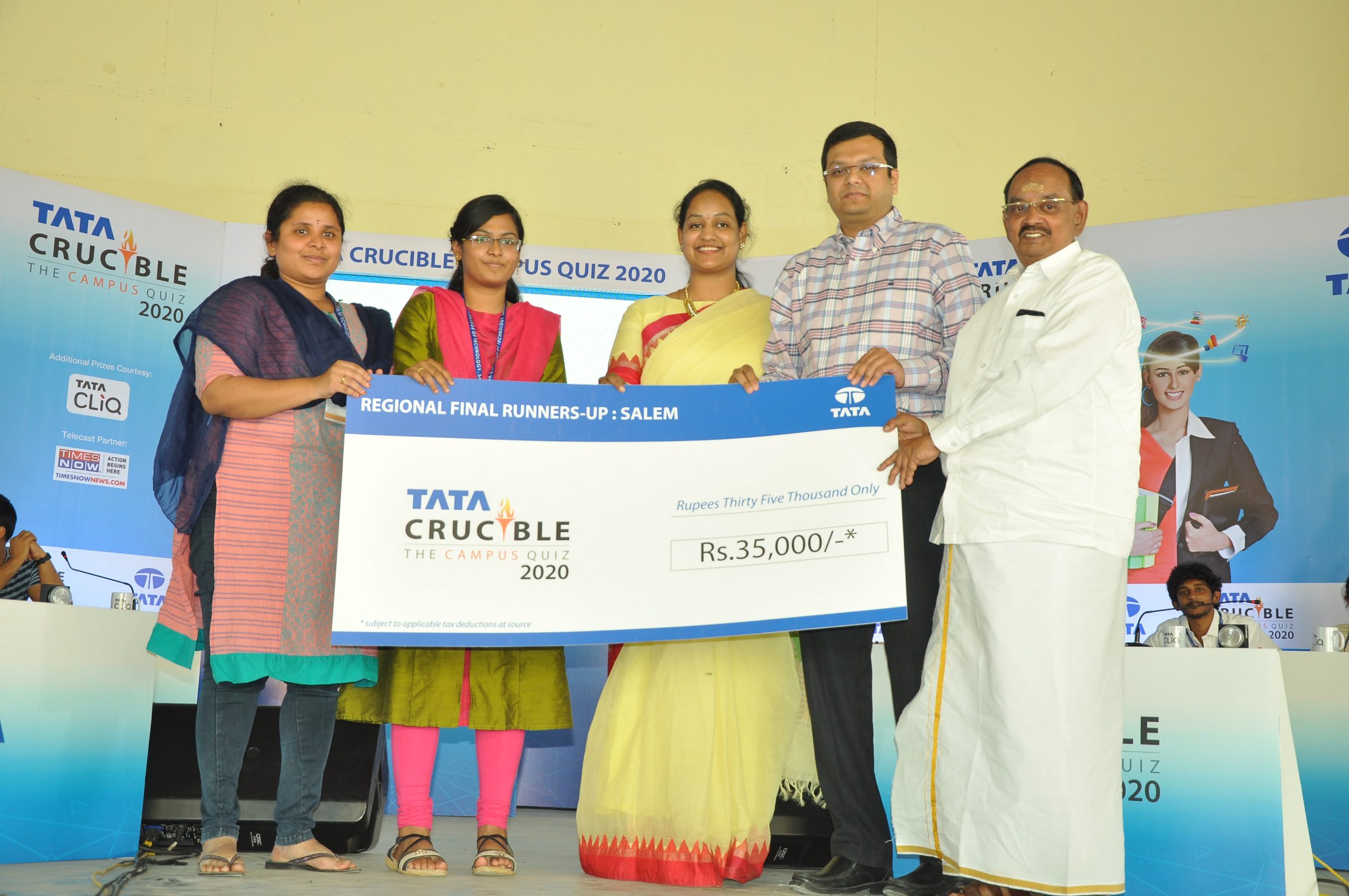 Tata Crucible Campus Quiz 2020 salemcam