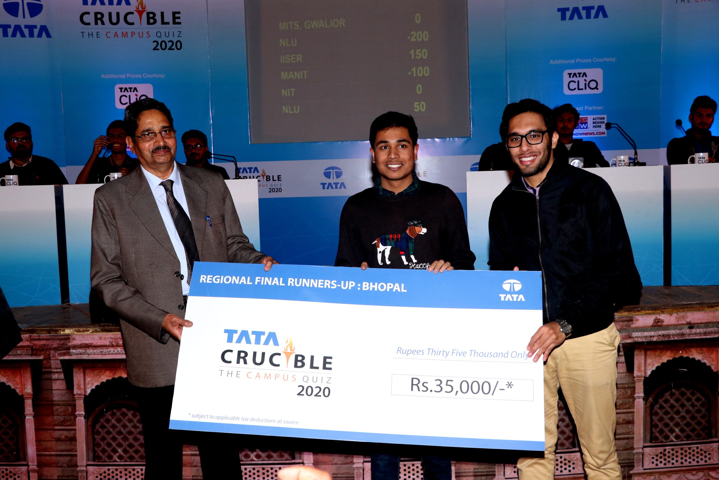 Tata Crucible Campus Quiz 2020 bhopalcam