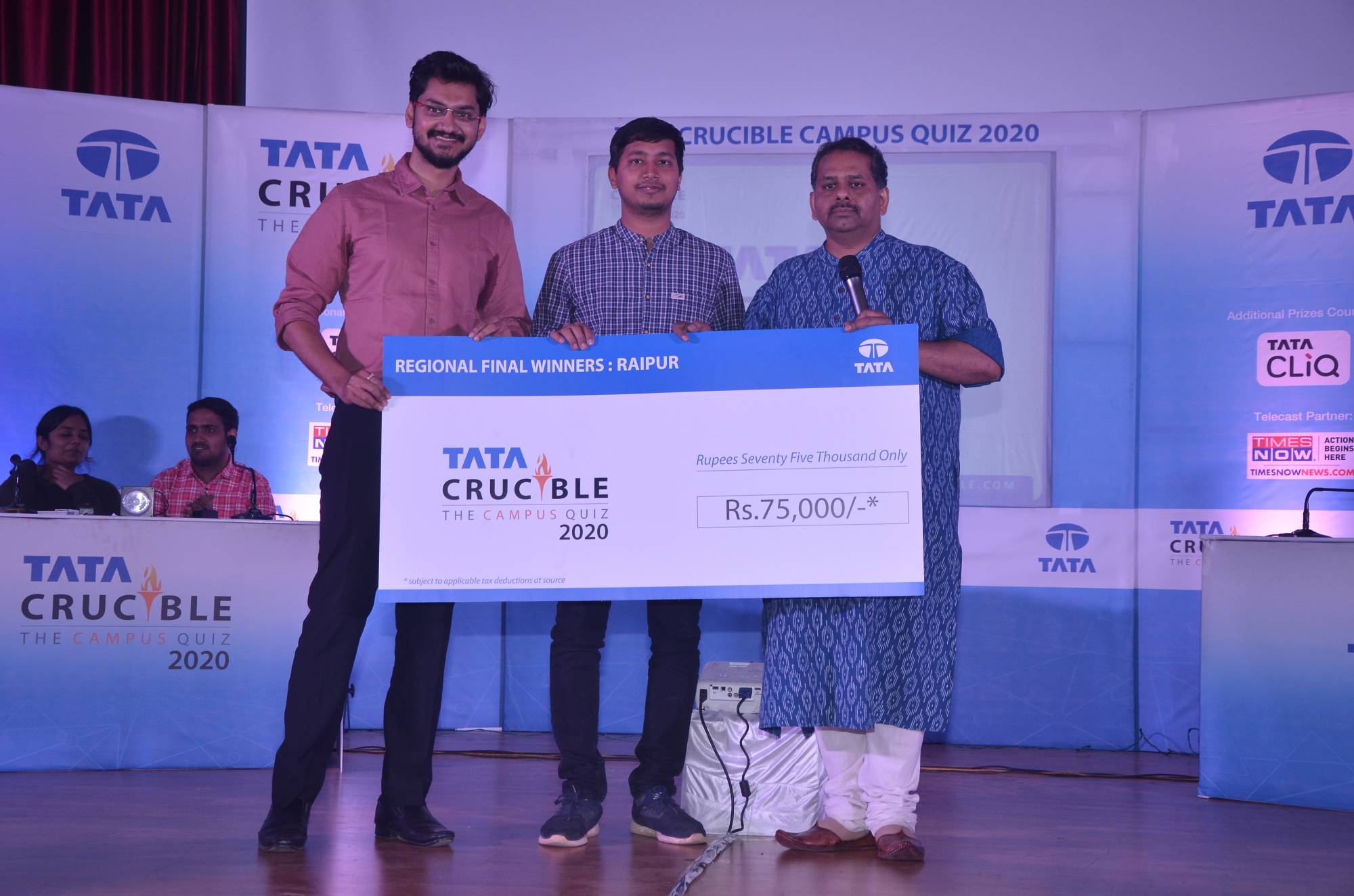 Tata Crucible Campus Quiz 2020 raipurcam