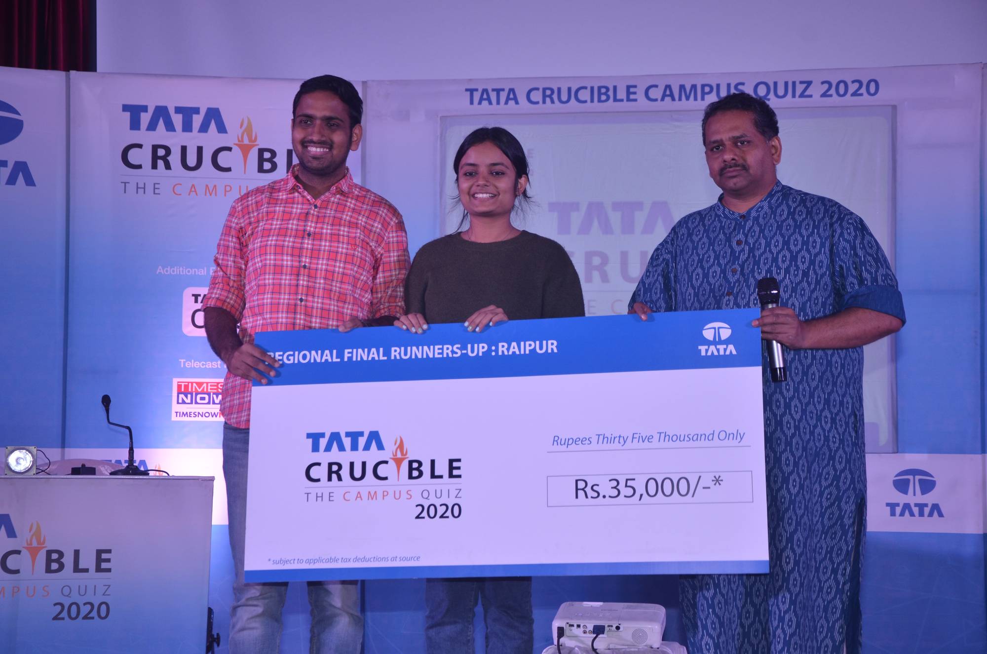 Tata Crucible Campus Quiz 2020 raipurcam