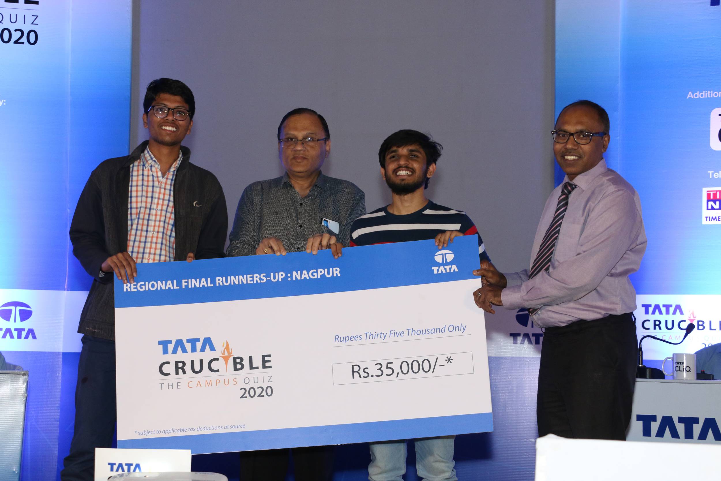 Tata Crucible Campus Quiz 2020 nagpurcam