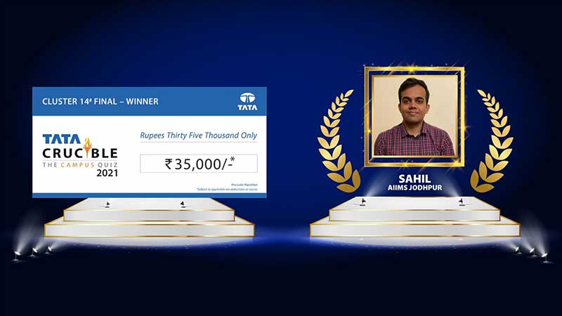 Tata Crucible Campus Quiz impresses aiims