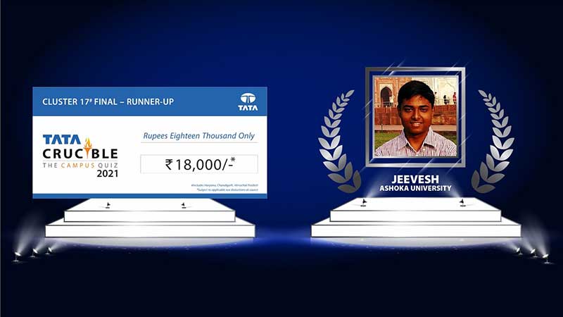 Tata Crucible Campus Quiz win mdis
