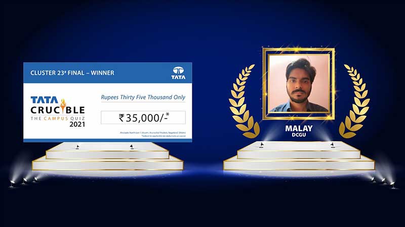 Tata Crucible Campus Quiz battle gauhati