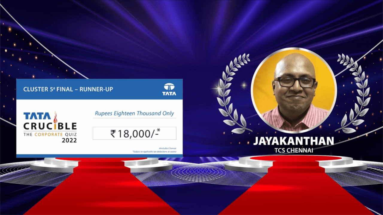 Employee at Barclays, Chennai wins first place Employee at Barclays, Chennai wins first place