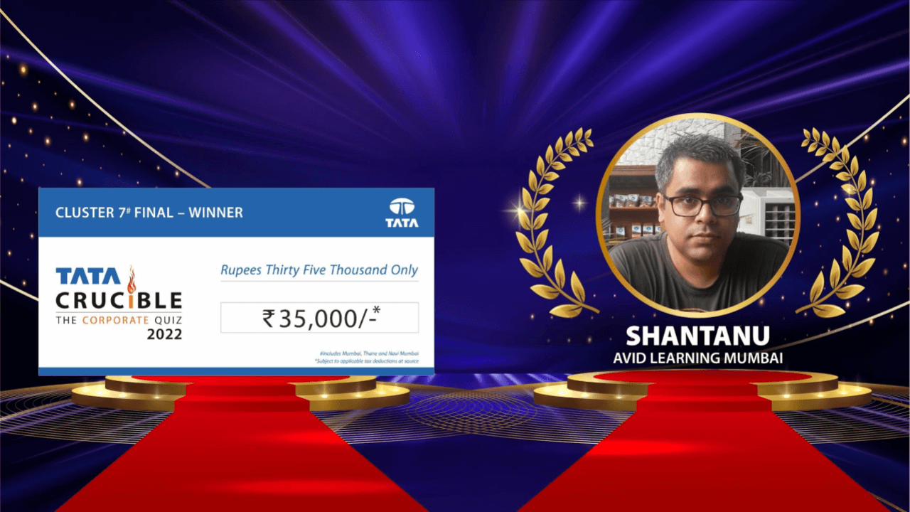 Avid Learning Essar Group, Mumbai Shines Bright in Corporate Quiz Cluster 7 Avid Learning Essar Group, Mumbai Shines Bright in Corporate Quiz Cluster 7