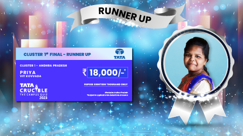 Tata Crucible Campus Quiz 1 cluster