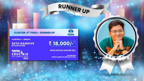 Tata Crucible Campus Quiz winner cluster