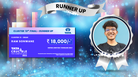 Tata Crucible Campus Quiz winner cluster