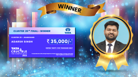 Tata Crucible Campus Quiz winner cluster