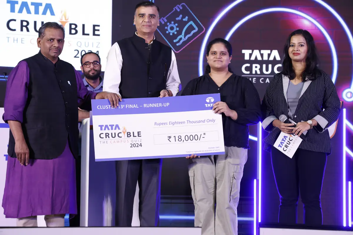 Tanay Kapadia triumphs at the Tata Crucible Campus Quiz 2024—Uttarakhand Cluster Finals Tanay Kapadia triumphs at the Tata Crucible Campus Quiz 2024—Uttarakhand Cluster Finals